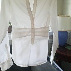 Zara popover wrap shirt